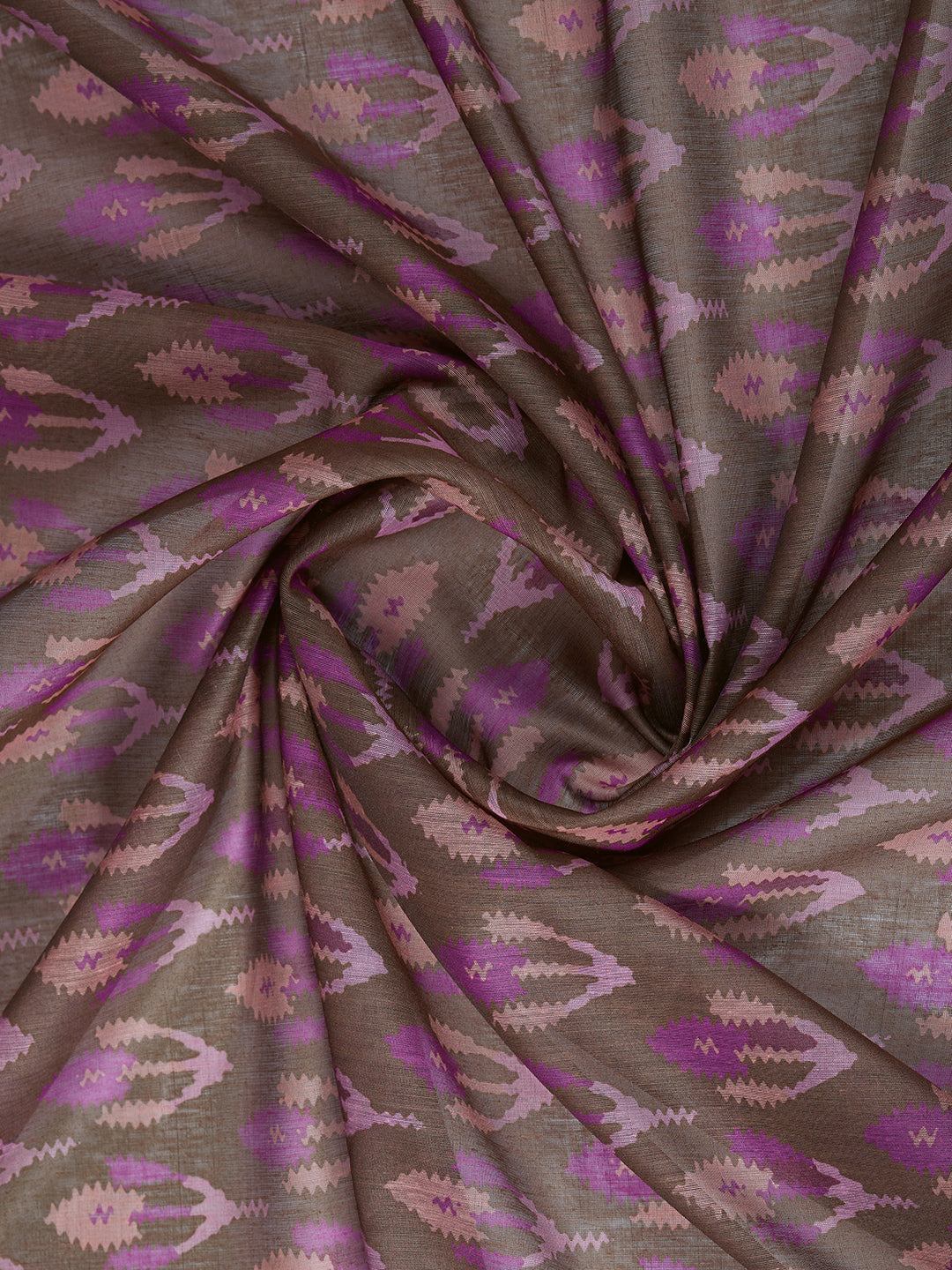 Mauve Chanderi Cotton Woven Motif Saree For Her Styles! for Women