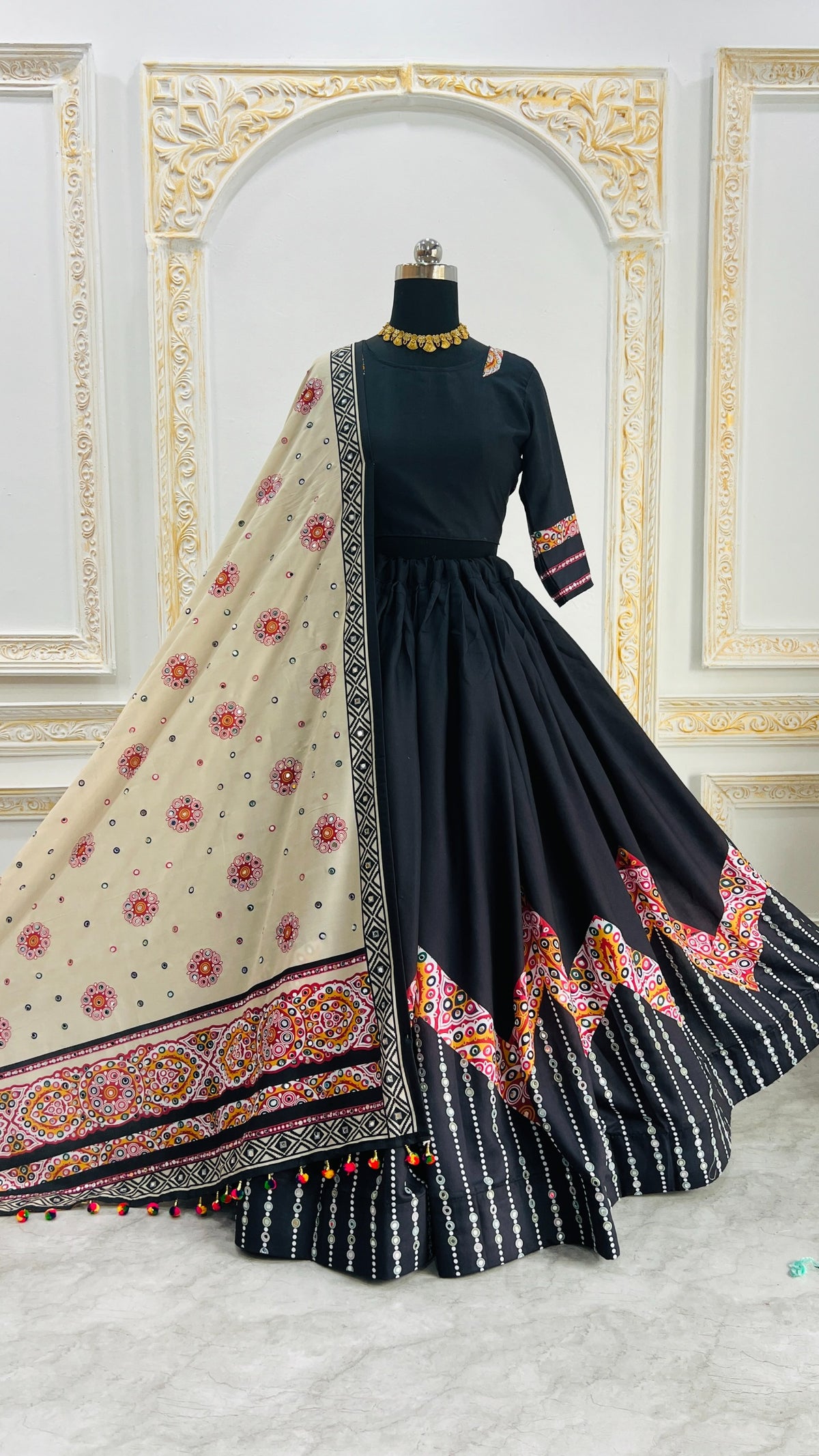 Black Wedding & Festive Wear Designer Lehenga for Women