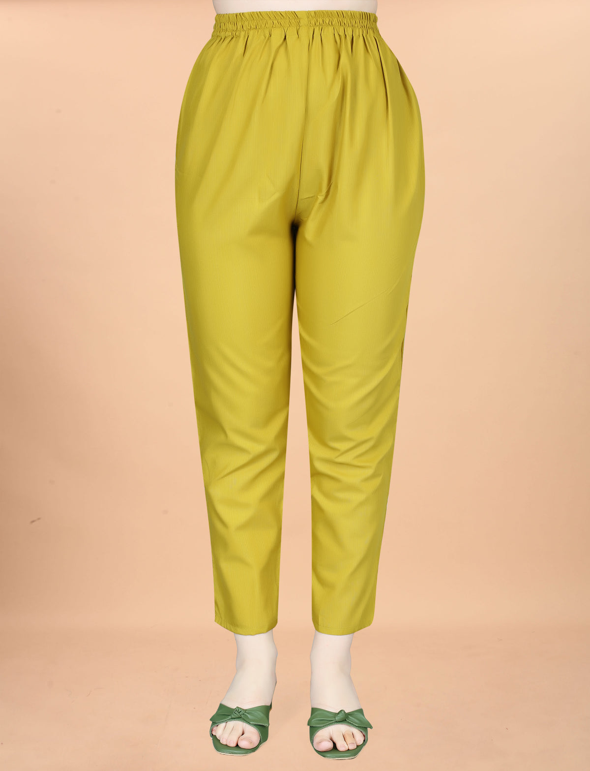 Mustard Embroidered Kurta Pant Dupatta Set for Women