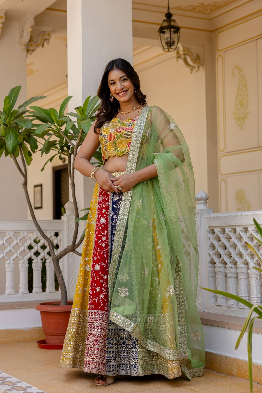 Varnika Sequin Georgette Lehenga for Women