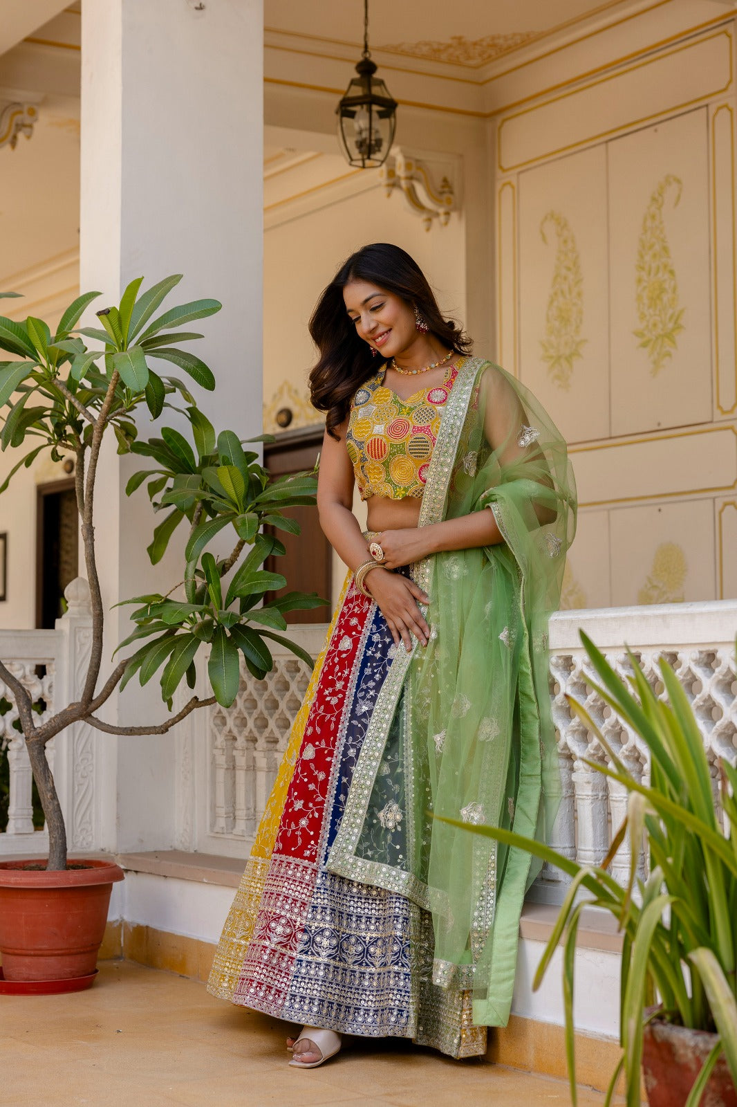 Varnika Sequin Georgette Lehenga for Women