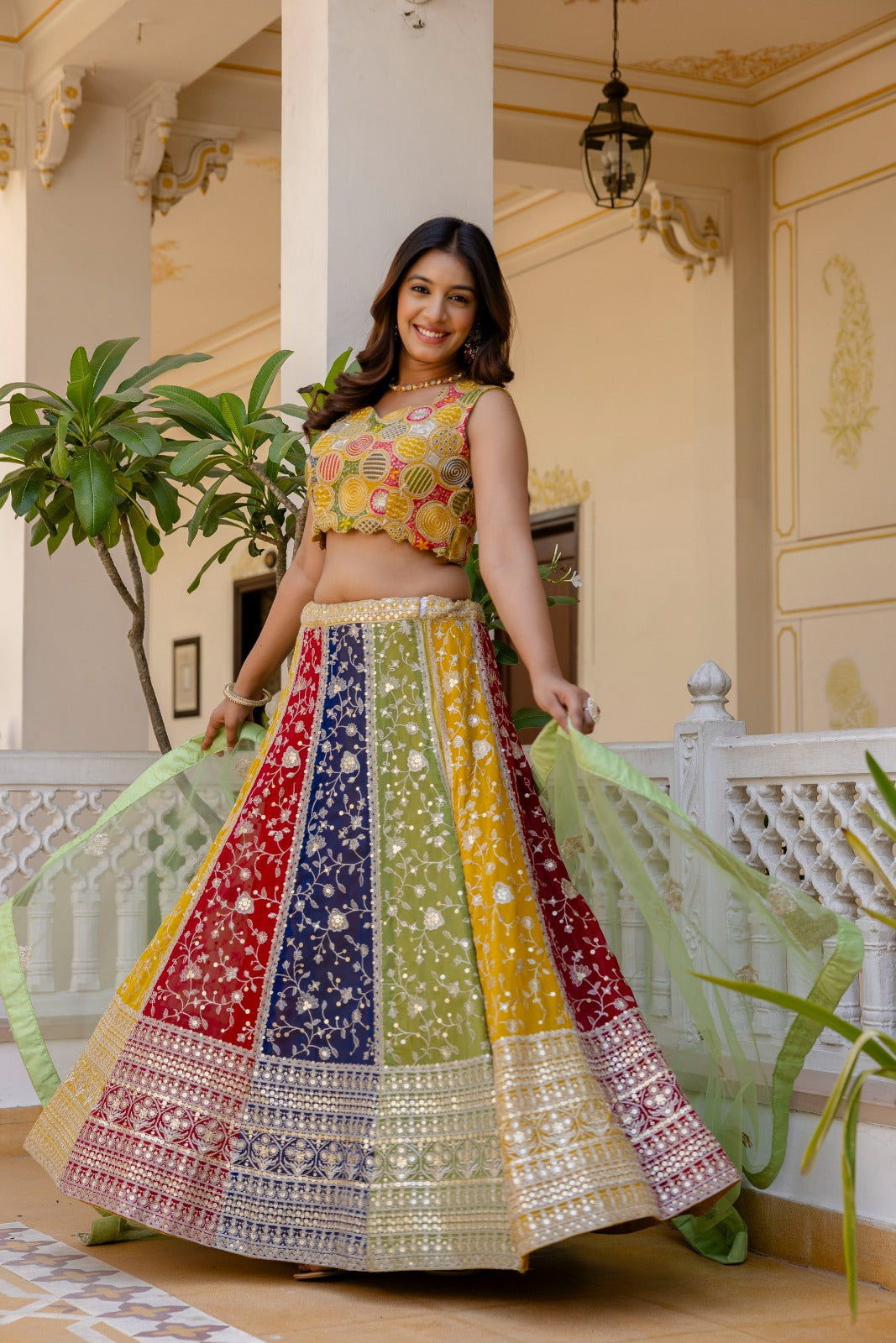 Varnika Sequin Georgette Lehenga for Women