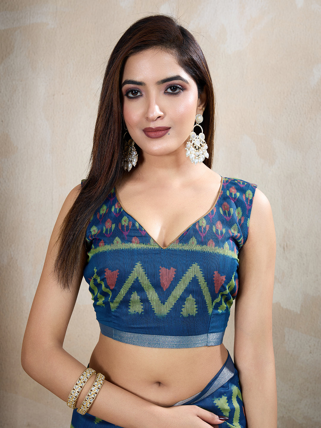 Mauve Chanderi Cotton Woven Motif Saree For Her Styles! for Women