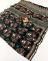 Black Heritage Peacock Digital Silk Saree for Women