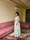 Blue Petal Dream Organza Lehenga with Kodi Work