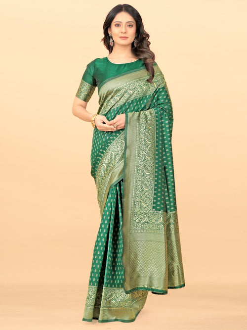 Banarasi Soft Silk Jacquard Zari Saree