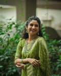 Light Green Banarasi Soft Silk Zari Weave Saree