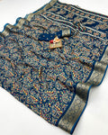 Classic Calcutta Moss Designer Saree