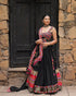 Designer Black Garba Lehenga Choli for Festive Season for Women