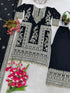 Designer Black Party Wear Palazzo Suit Set for Women
