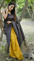 Designer Black Soft Silk Saree with Intricate Patterns for Women