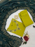 Designer Roman Silk Kurti Set with Jacquard Dupatta for Women