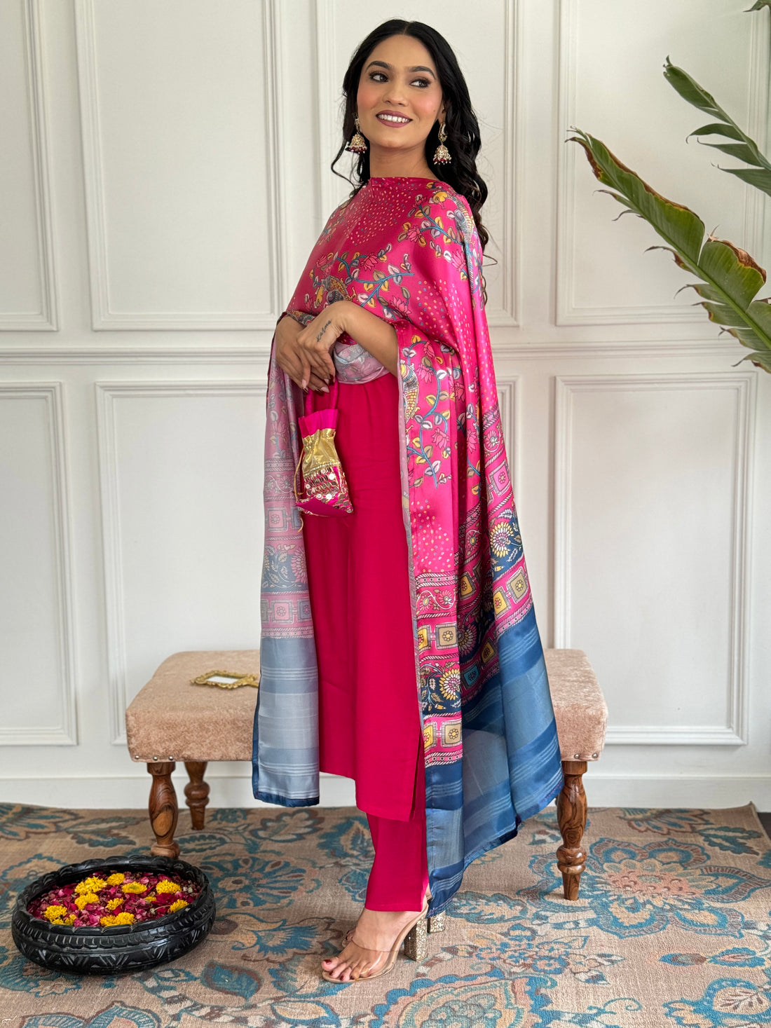 Elegance Embroidered Kurta Set for Women