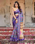 Elegant Royal Blue Silk Saree for Festive & Wedding Wear for Women