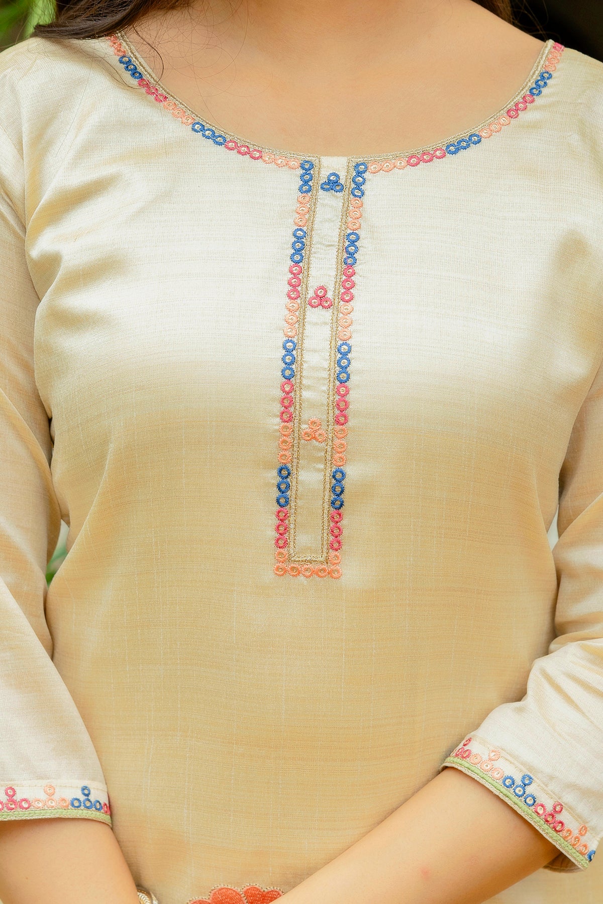 Elegant Camel Shade Salwar Suit Set for Women