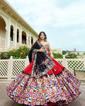 Elegant  Mirror Work Navratri Lehenga Choli Set