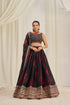 Floral Digital Printed Organza Lehenga with Zari, Dori and Sequin 2