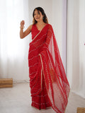 Heavy Sitara Fancy Saree for Wedding & Party Wear