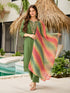 Mehendi Green Embroidered Rayon Kurta Set with Dupatta for Women