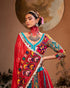 Multicolor Mirror Work Muslin Cotton Lehenga Choli Set for Women