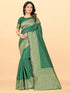 Premium Green Silk Saree with Traditional Zari Work for Women