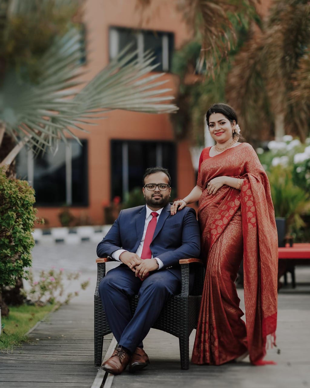 Red Lichi Silk Saree with Rich Golden Jacquard Work for Women