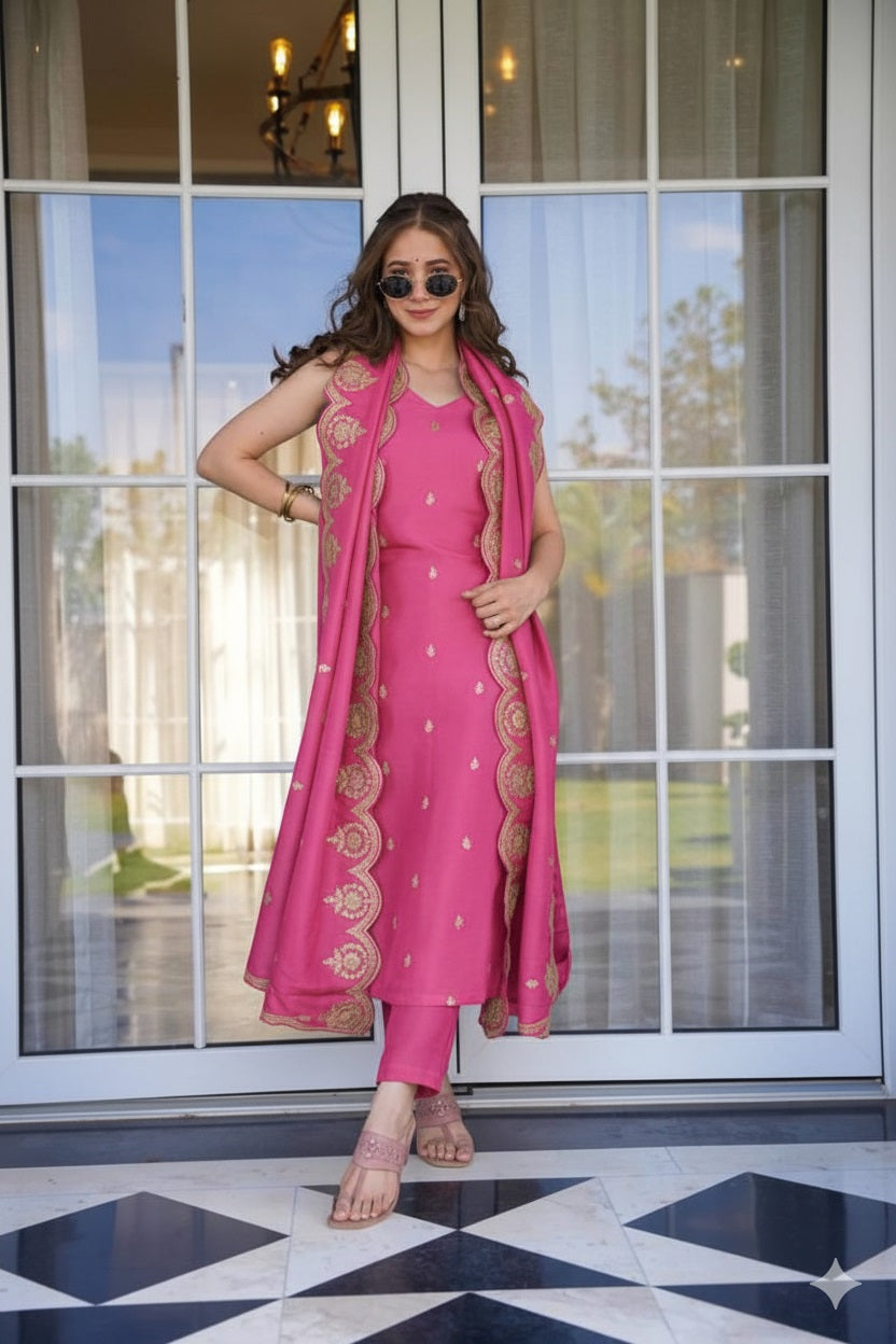 RoseGlow Designer Salwar Suit for Women