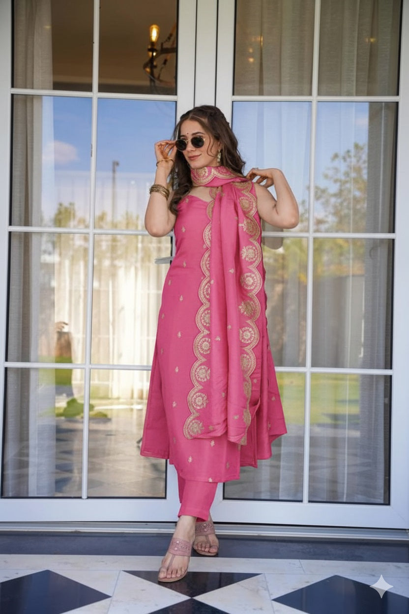 RoseGlow Designer Salwar Suit for Women