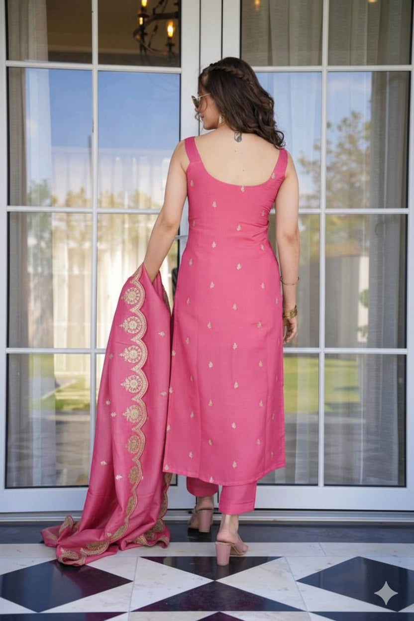 RoseGlow Designer Salwar Suit for Women