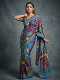 Royal Raj Gharana Mirror Work Designer Saree