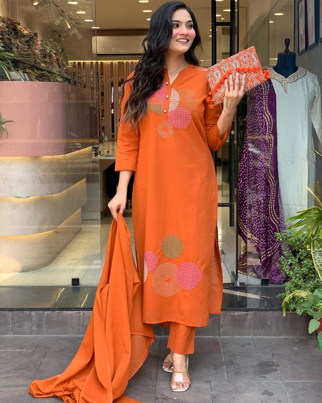 SunsetCharm Ethnic Suit