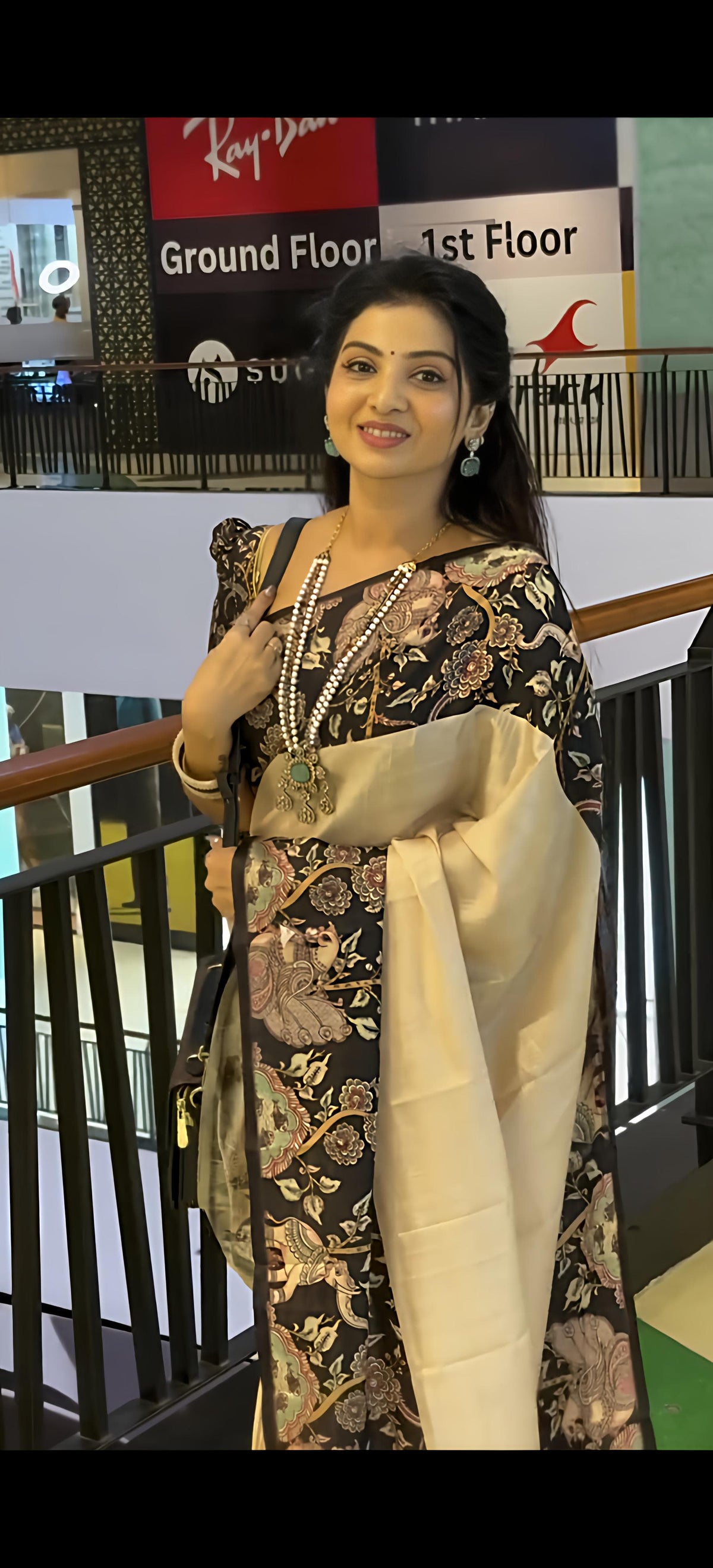 Traditional Elephant Art Designer Silk Saree for Women