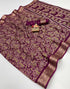 Traditional Moss Georgette Print Saree for Women