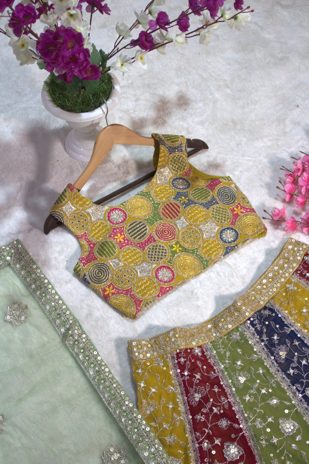 Varnika Sequin Georgette Lehenga for Women