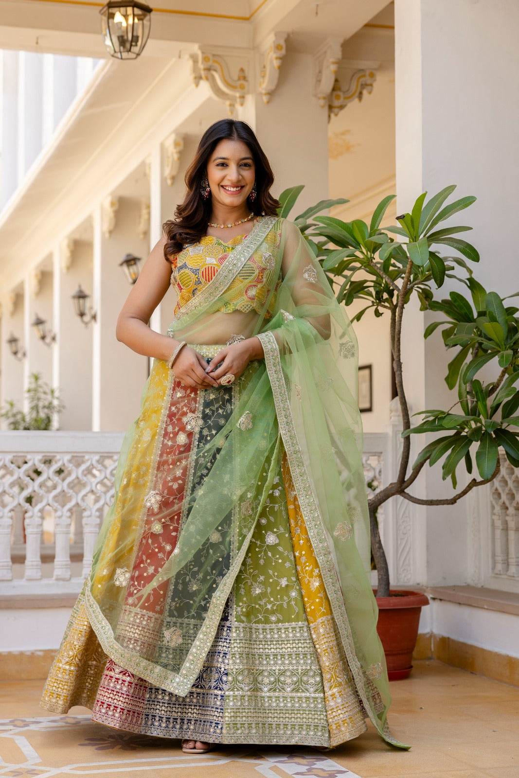 Varnika Sequin Georgette Lehenga