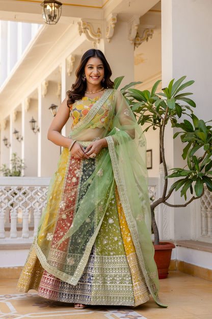 Varnika Sequin Georgette Lehenga for Women