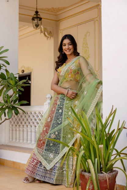 Varnika Sequin Georgette Lehenga for Women