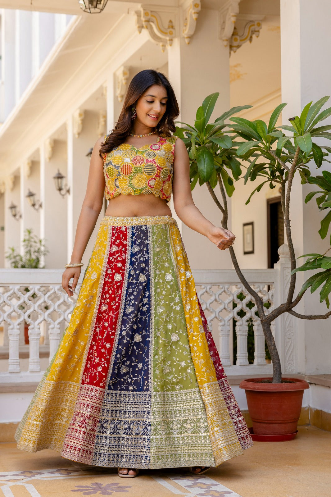 Varnika Sequin Georgette Lehenga for Women
