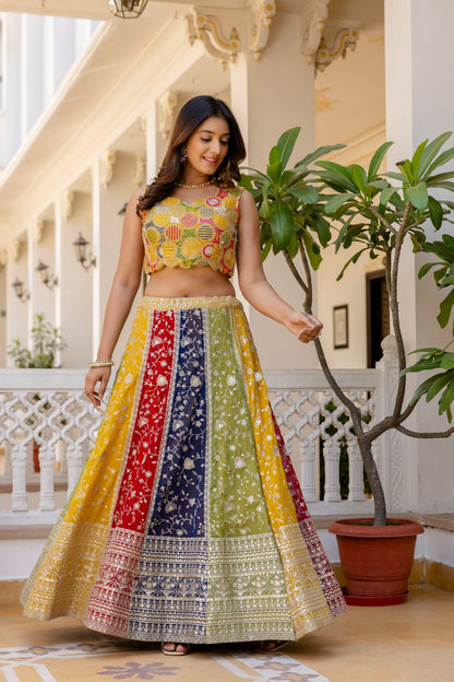Varnika Sequin Georgette Lehenga for Women